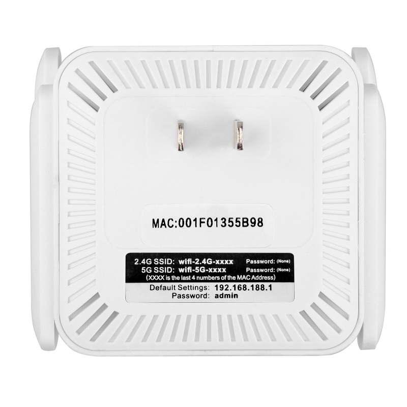 AC1200M WiFi Repeater Signal Amplifier Router 5G High Power Through Wall Expander